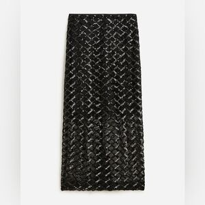 J. Crew Lattice sequin pencil skirt, Size 22 (JC80)